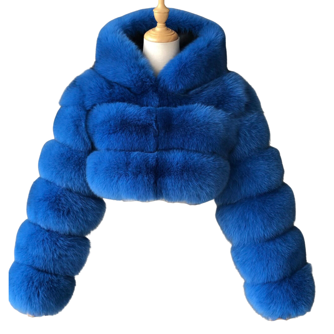 Iced Out Cropped Bomber