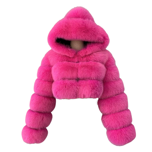 Barbie Girl Cropped Bomber