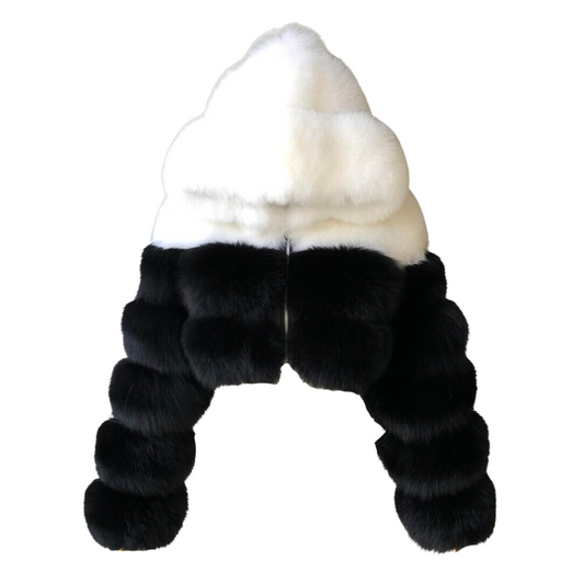 Yin x Yang Cropped Bomber