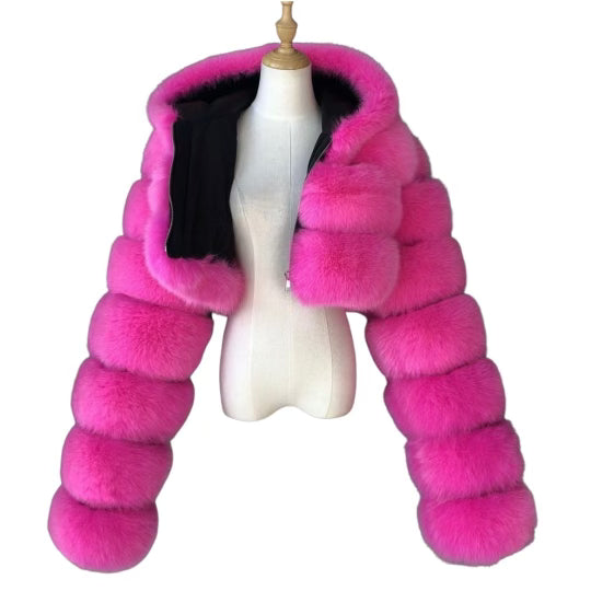 Barbie Girl Cropped Bomber