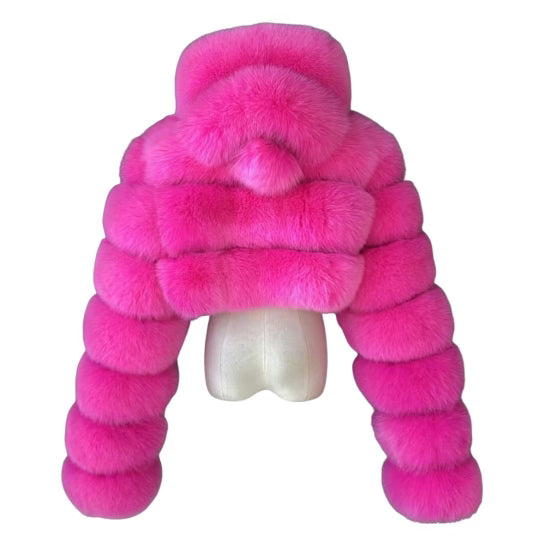 Barbie Girl Cropped Bomber