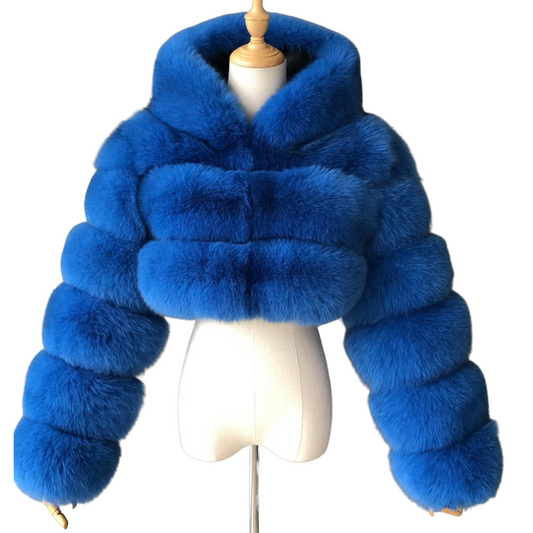 Iced Out Cropped Bomber