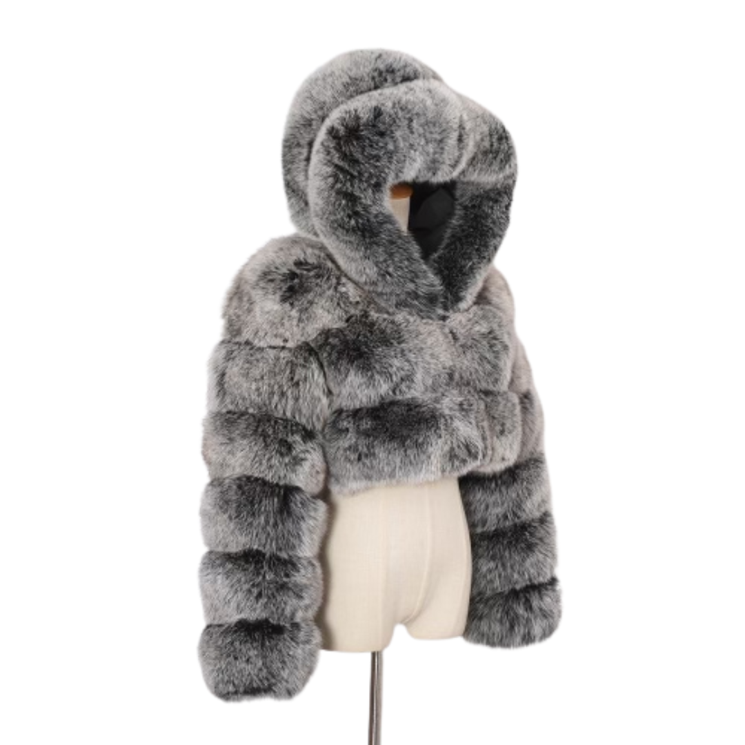 Frosted Cropped Bomber